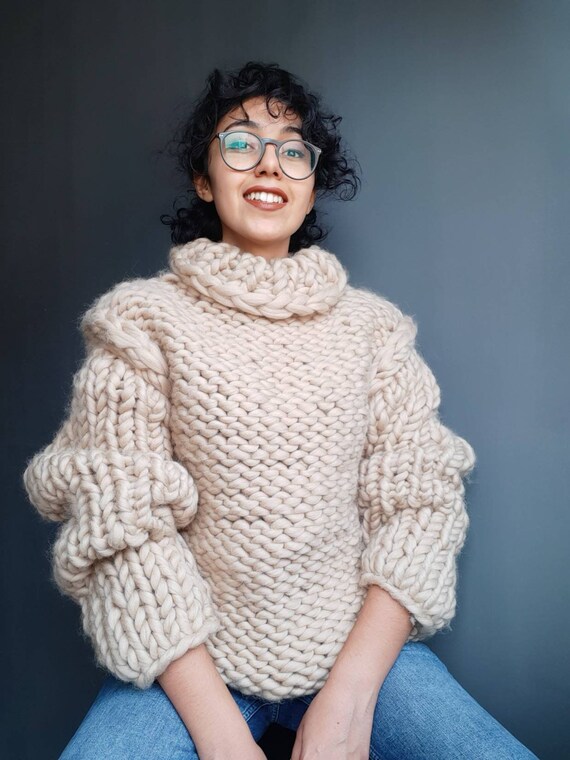 giant turtleneck sweater