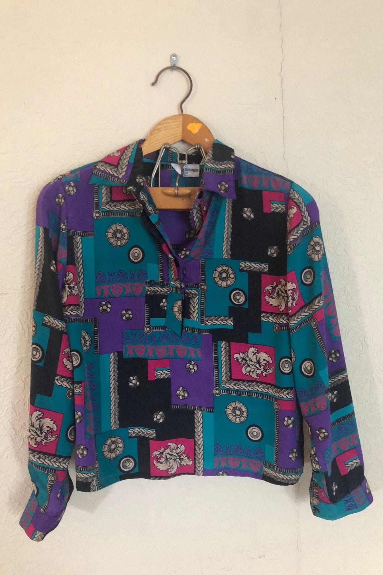 patterned collared shirts womens