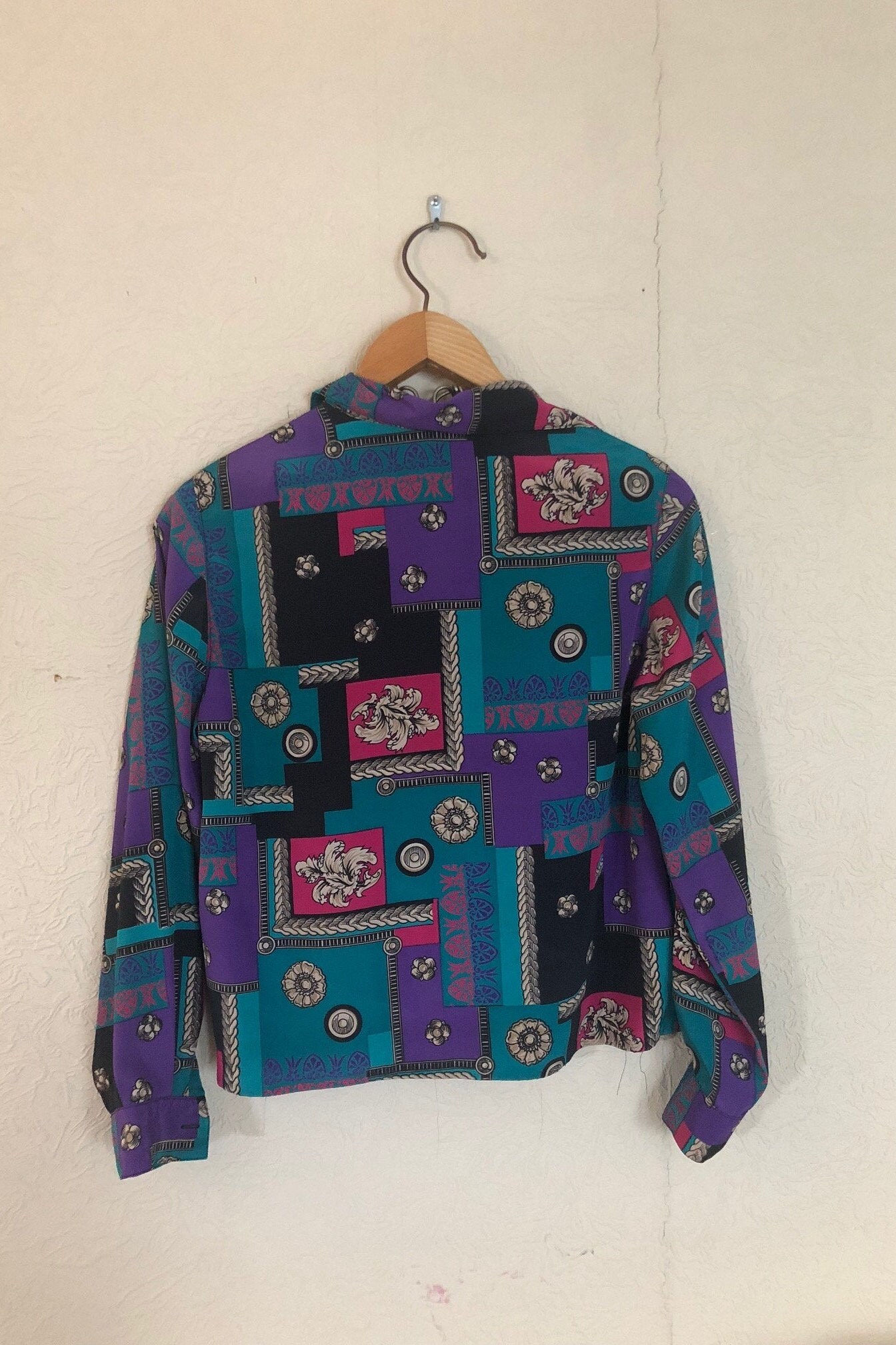 patterned collared shirts womens