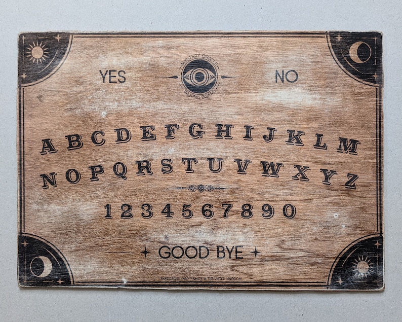 Ouija Mystery Oracle Talking Board for Seances Brown