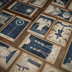 Tarot d'Hydesville - Oeil de tigre - Juste les cartes