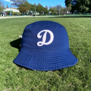 Royal Blue Dodgers Bucket Hat