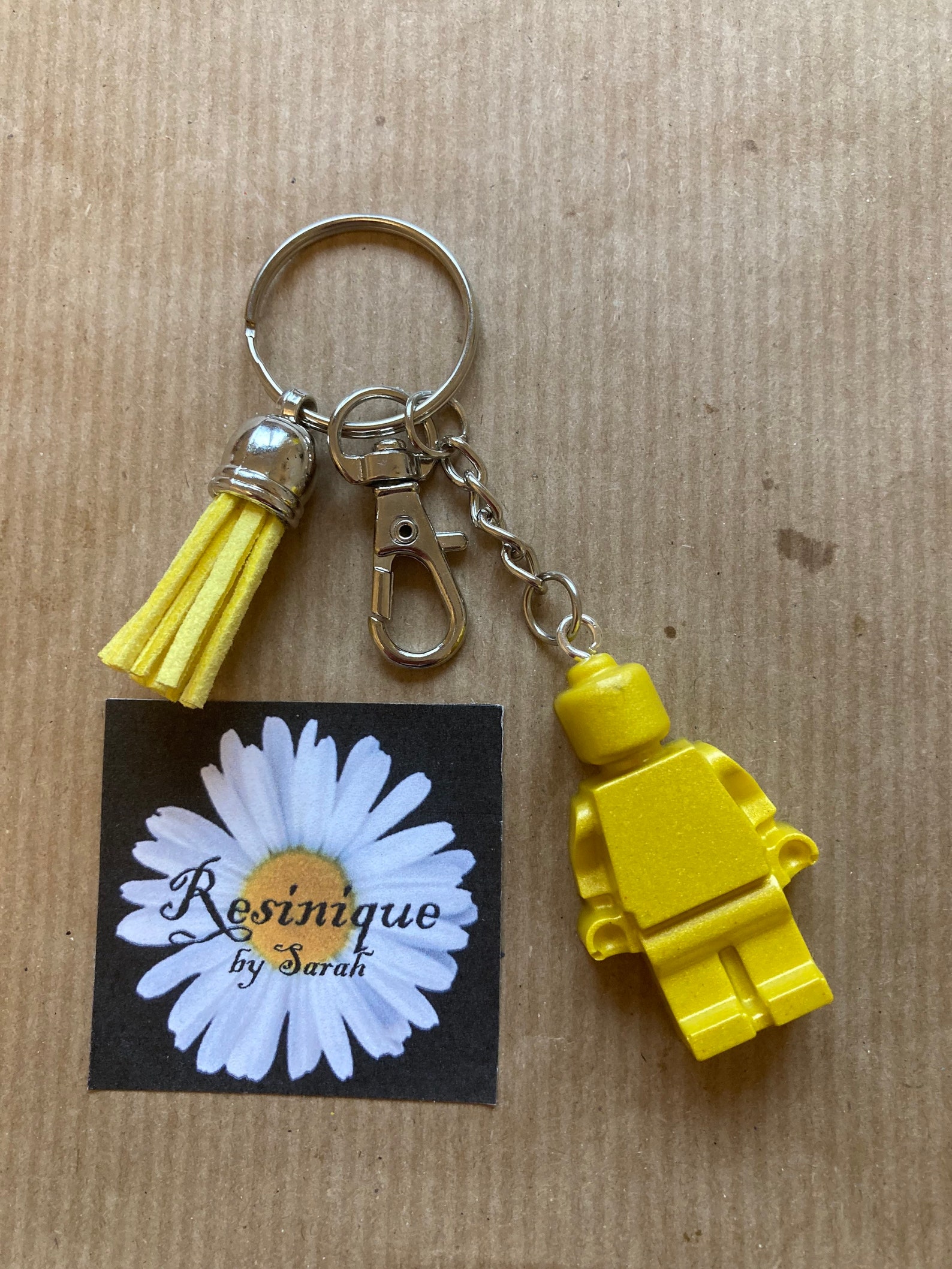 Lego Keyring / Lego Keyring / Keychain / Resin Art / Resin Etsy