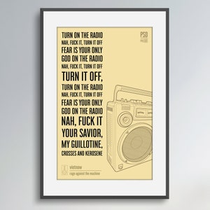 POP ROCKS SERIES 02 | Rage Against the Machine | Vietnow Lyricstration