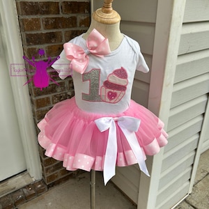 Baby tutu Outfit, Custom birthday outfit, Toddler&#39;s tutu, pink tutu, Kid&#39;s Birthday Tutu, Tutu with shirt, Kid&#39;s custom tutu set