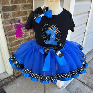 Baby tutu Outfit, Custom birthday outfit, Toddler&#39;s tutu, blue tutu, Kid&#39;s Birthday Tutu, Tutu with shirt, Kid&#39;s custom tutu set