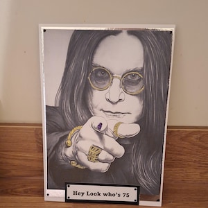 Ozzy osbourne card - Etsy 日本