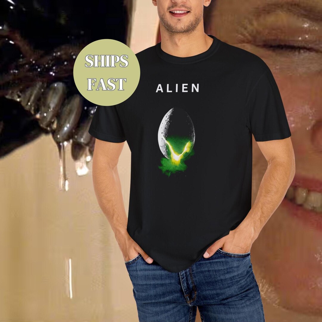 Movie Alien T Shirt-xenomorph T-shirt-movie Fan Tee-japanese Xenomorph ...