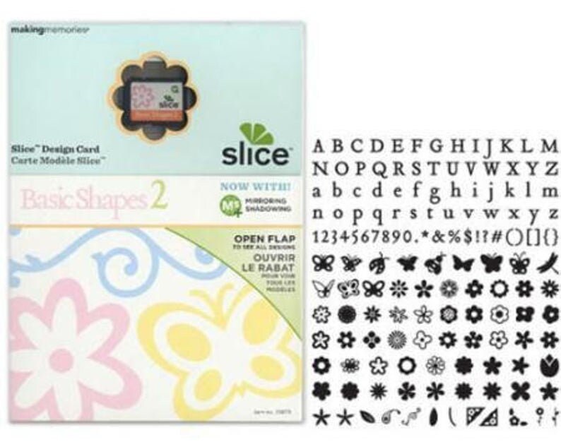 Making Memories Slice Design Card Basic Shapes 2 - Etsy