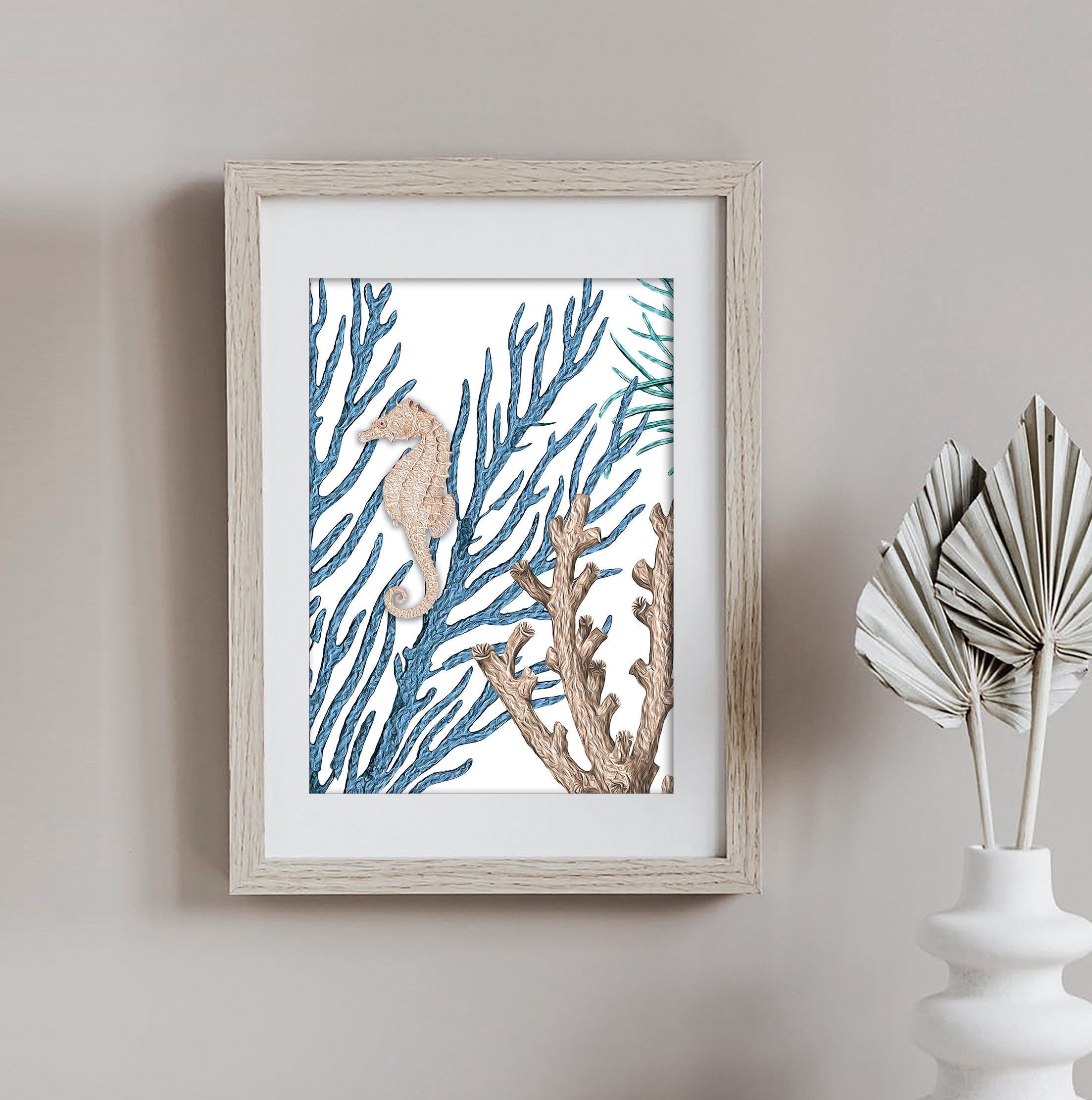 Underwater art print Ocean life wall Art Coastal decor Etsy