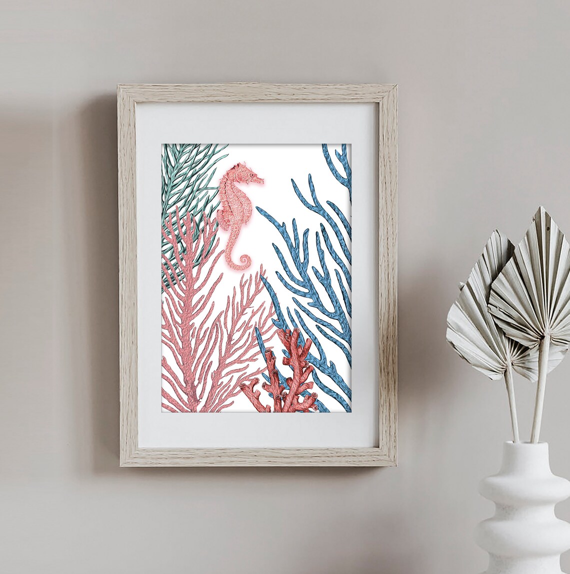 Underwater art print Ocean life wall Art Coastal decor Etsy