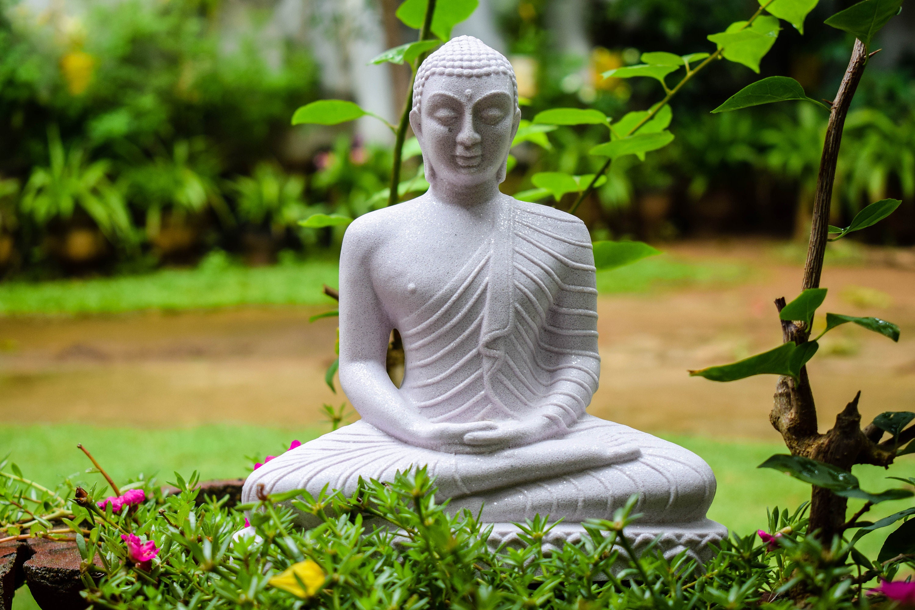 Buddha Statue Buddha Lord Buddha Statue White Buddha Etsy