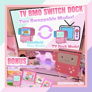Switch Lite Pink Bmo Nintendo Switch Stand Adventure Time Bmo