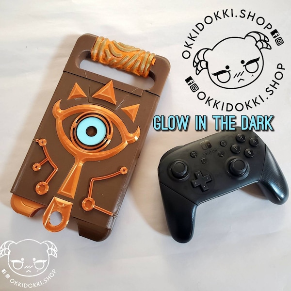 Nintendo Switch CASE | Copper Breath of the Wild SheikahSlate | Working Game accurate representation | w/ limited time BONUS stand | Cosplay