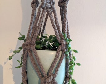 Macrame plant hanger - large