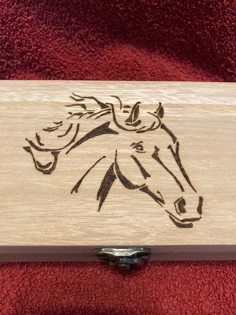 4Pcs Horse Head Jewelry Box Feet - 39x24mm Antique Ceramic Legs For Wood Case Corners