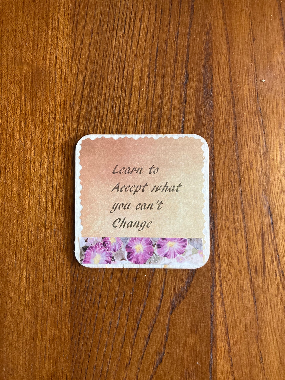 Inspirational Refrigerator Set Wooden Quote Etsy