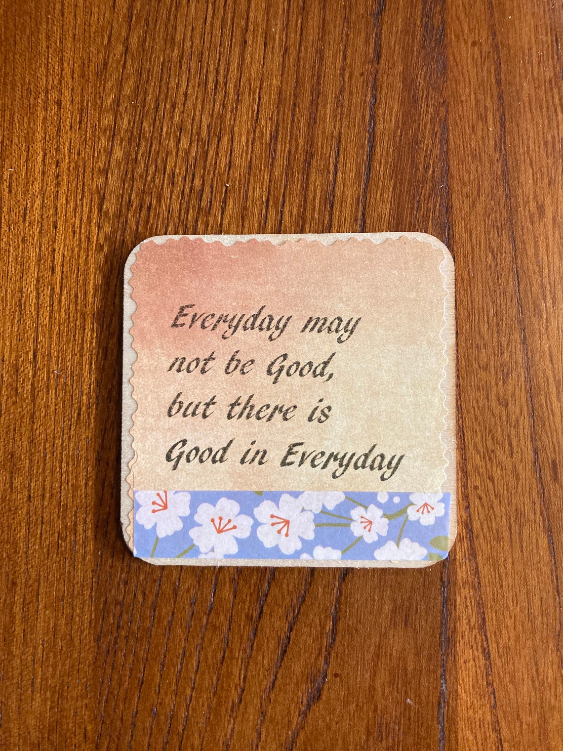 Inspirational Refrigerator Set Wooden Quote Etsy