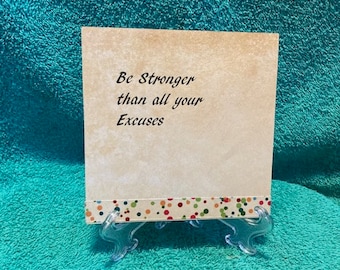 Inspirational Plaque, Uplifting Quote Plaque, Inspirational Message Sign