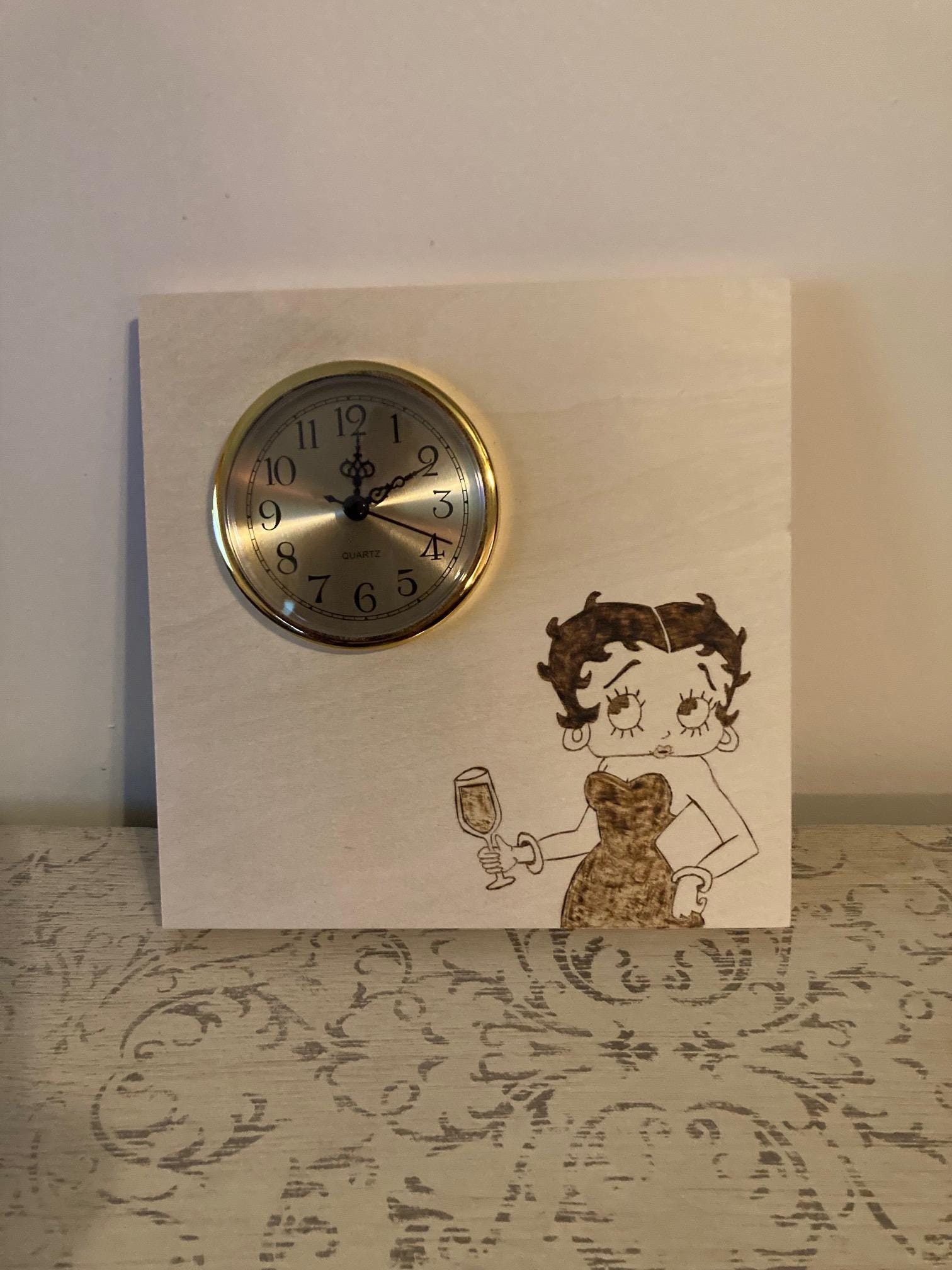 Vintage Betty Boop Clock - Etsy
