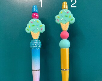 Beaded Pens - Ice Cream