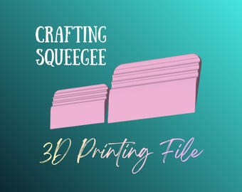 DIGITAL FILE - Squeegee Standard and Xl - STL - 3MF - 3D printing