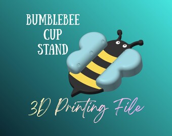 DIGITAL FILE - Crafters Bumble Bee Cup Stand File - Snowglobe Holder - 3D Print File - STL - 3MF