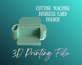 DIGITAL FILE - Vinyl Cutter Business Card Holder File - STL - 3MF - 3D printing
