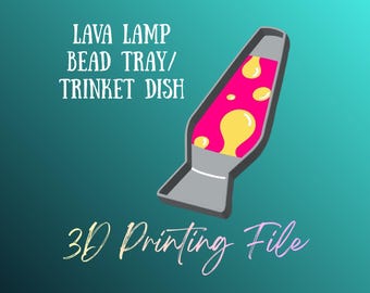 DIGITAL FILE - Lava Lamp Bead Tray - Trinket Tray - STL - 3MF - 3D printing