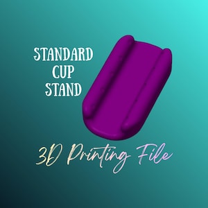 DIGITAL FILE - XL Craft Cup Stand file - Tumbler/Snowglobe/Glass Can - Cup Holder - Cup Cradle - stl file - 3d print
