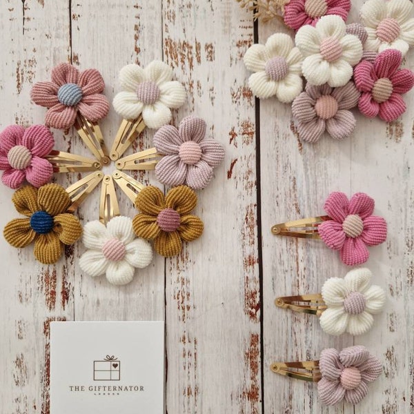 Daisy Haarspangen Snap Back Clips für Mädchen Niedliche Haarschmuck Geschenke für Mädchen Einzigartige Geschenke