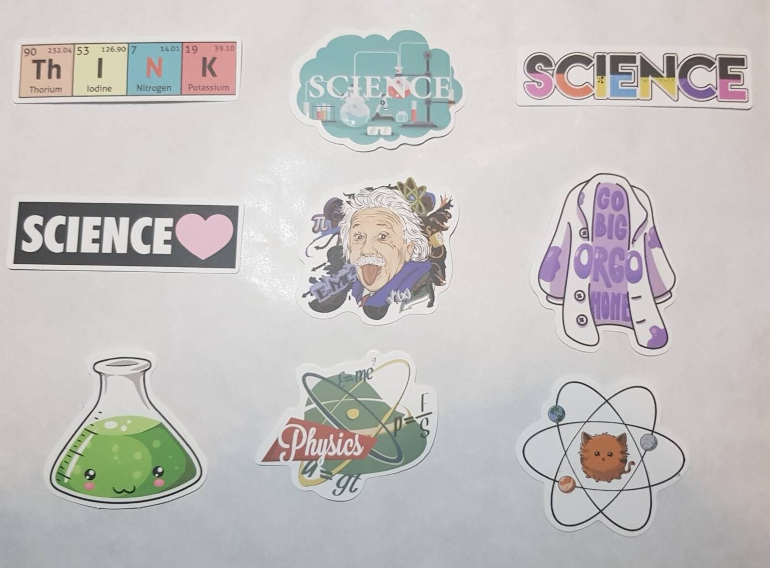 Science Stickers Set of 50 School Books Laptops Diaries Gifts Etsy UK