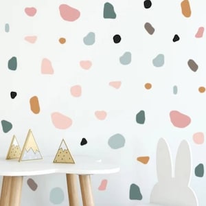Irregular Polka Dot Wall Stickers Boho Chic Bedroom/Nursery Wall Stickers / Boho Spots / Wall Decal/ Stickers/Wall Stickers/Boho/Terrazzo