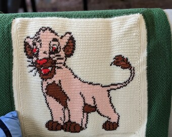 Adorable Baby Lion Crochet Blanket Pattern: Create a Hand-Knit Baby Blanket with Cute Animal Motif