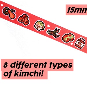 Kimchi Love Washi Tape 10mx15mm
