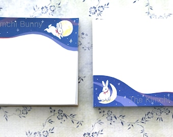Moon Rabbit Memo Pad 25 Sheets Square