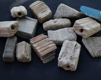 Beach Wood Blocks | Etsy