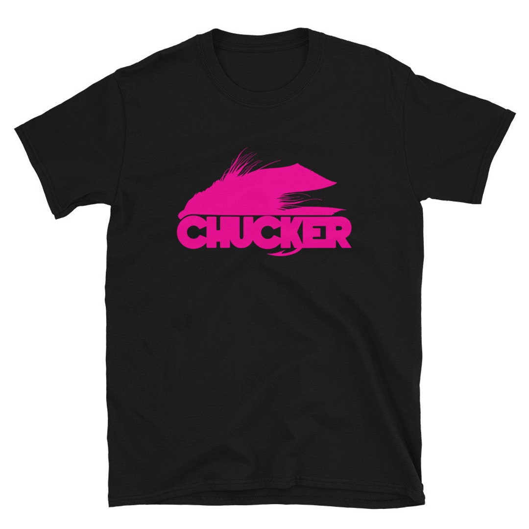 Fly Fishing T-shirt Pink Chucker Fly T-shirt Women's Fishing Shirt 