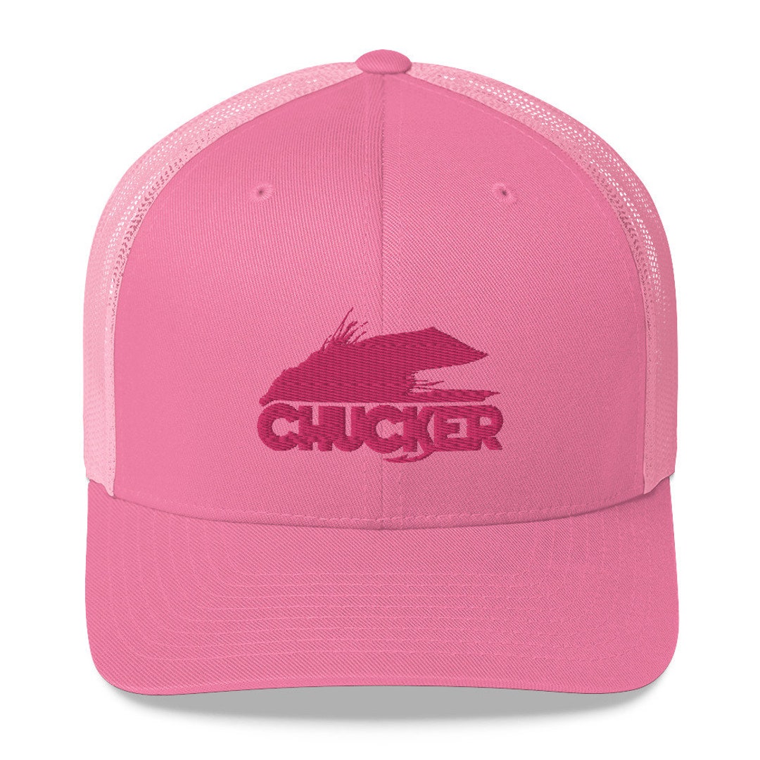 Fly Fishing Hat Pink Chucker Fly Trucker Hat Women's Etsy