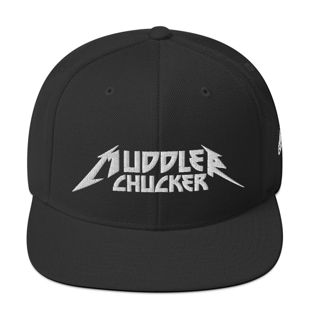 Fly Fishing Hat Metal Muddler Snapback Hat Metallica Themed Fishing ...