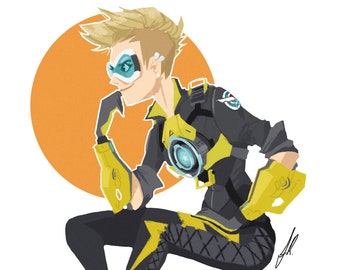 Tracer - Overwatch - Art Print