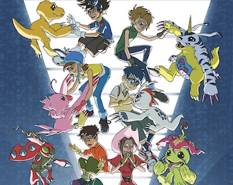DigiDestined - Digimon - Art Print