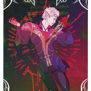 Astarion - Baldur&#39;s Gate 3 - Art Print