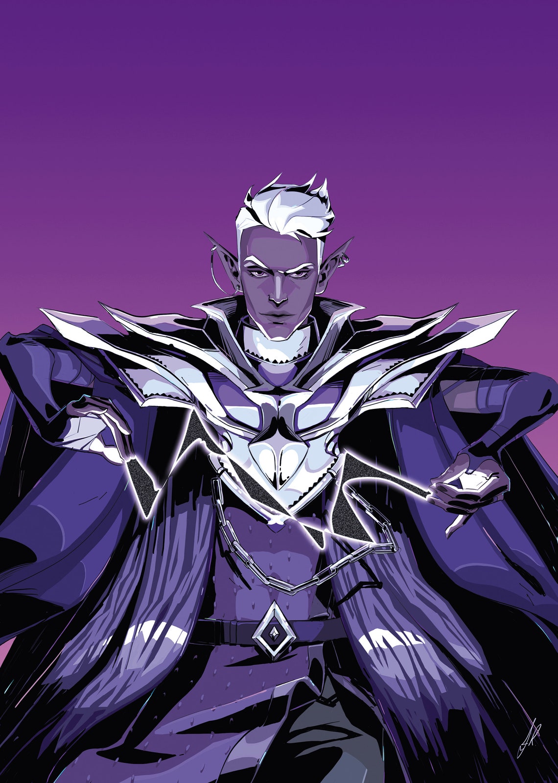 Essek Thelyss Critical Role Art Print Etsy