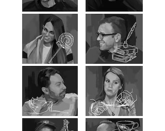 Mighty Nein Portrait Series - Art Print - Critical Role