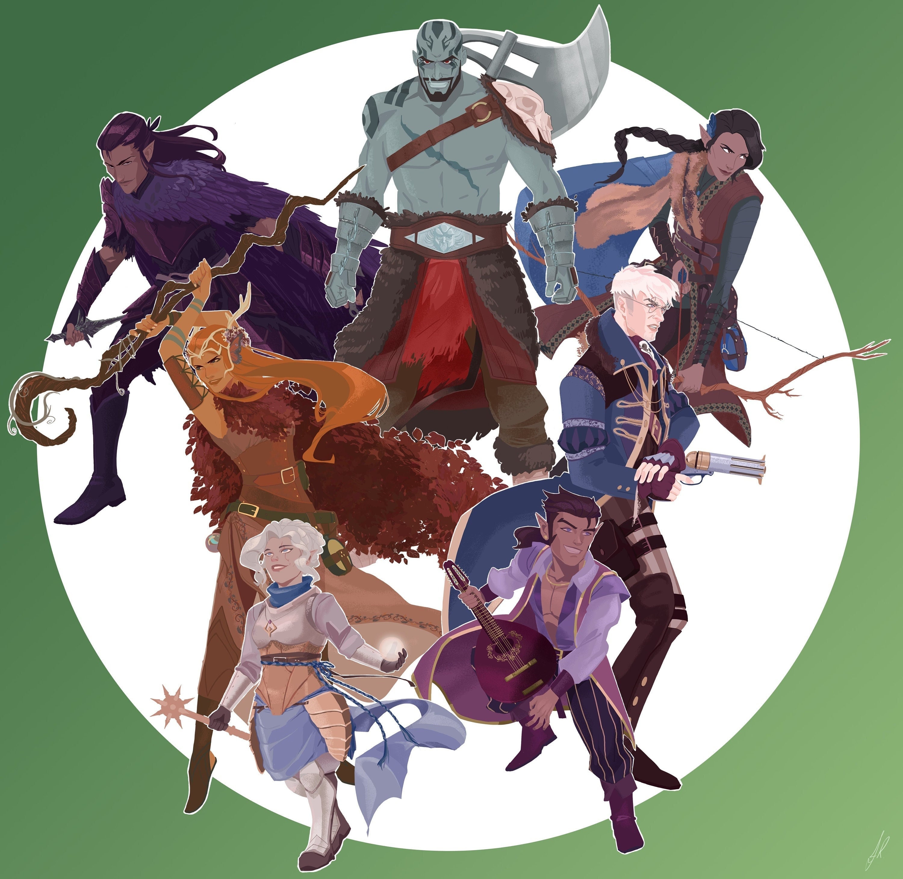 THE LEGEND OF VOX MACHINA Framed print Key Art