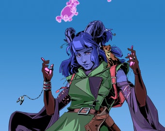 Jester Lavorre - Critical Role - Art Print
