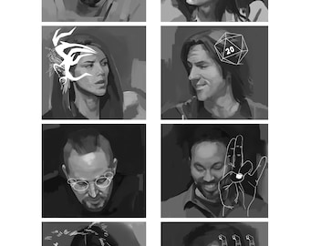 Vox Machina Portrait Series - Art Print - Critical Role
