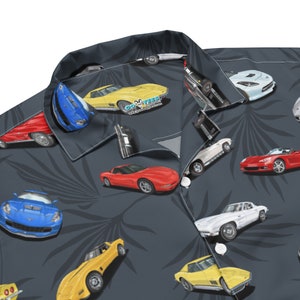 Corvette history - Unisex button shirt