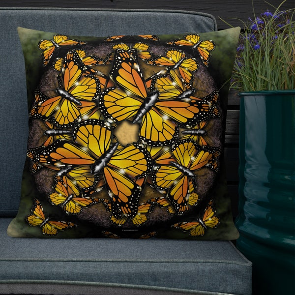 Butterfly Pillow Etsy